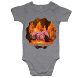 Lava Cerberus AS Colour Mini Me Baby Onesie Romper Ogo Merch