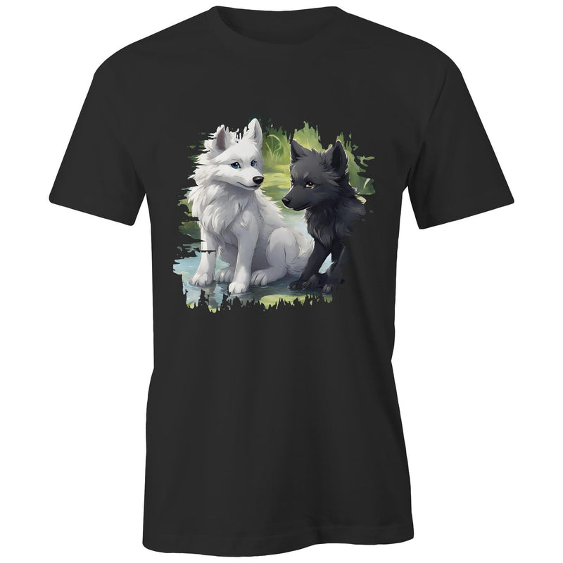 Two Wolves AS Colour - Classic Tee Ogo Merch