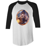 Flame Witch AS Colour Raglan - 3/4 Sleeve T-Shirt Ogo Merch
