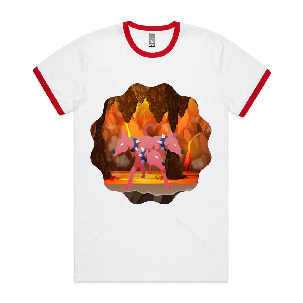 Lava Cerberus AS Colour Staple Ringer Tee Ogo Merch