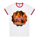 Lava Cerberus AS Colour Staple Ringer Tee Ogo Merch