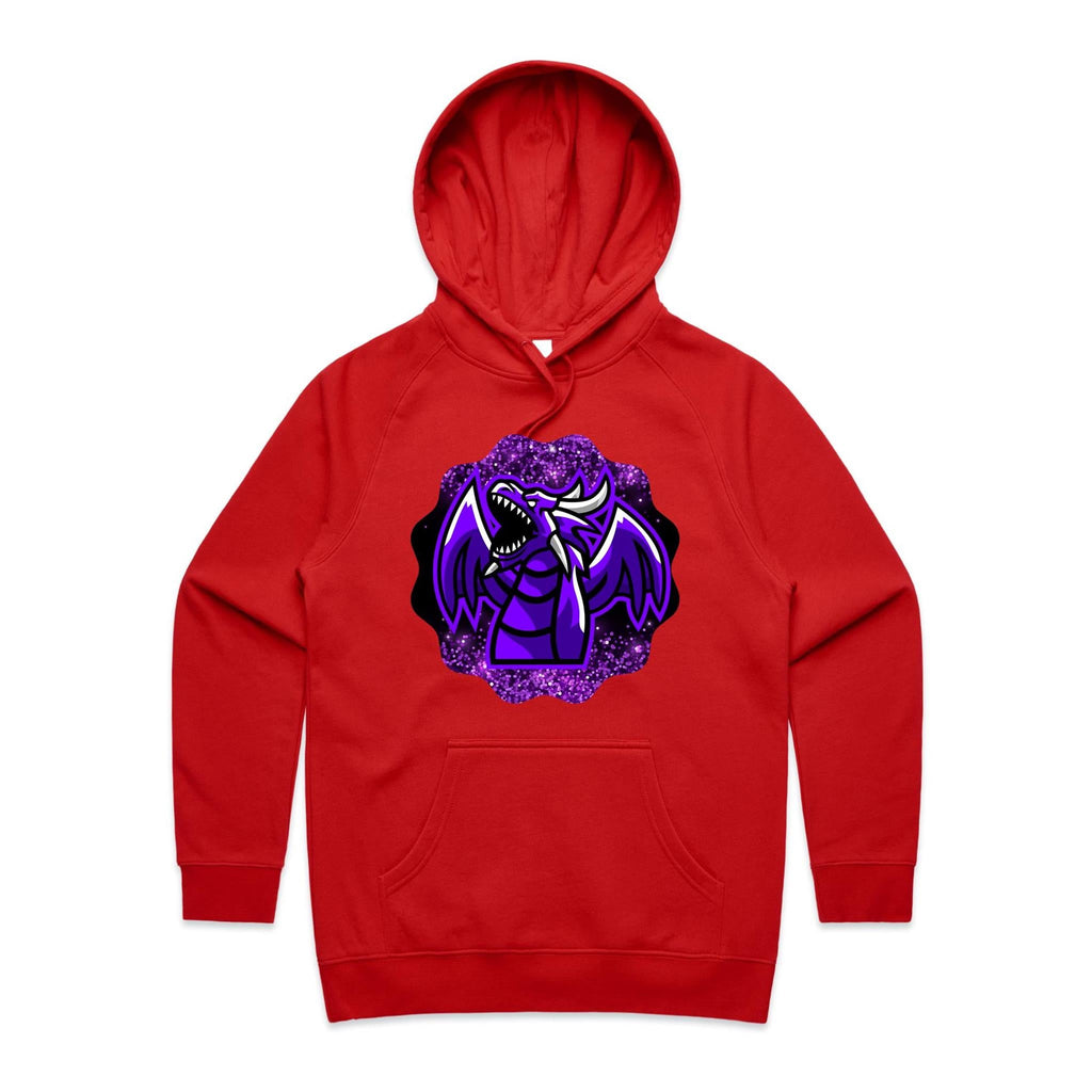 Shining Purple Dragon AS Colour Women's Supply Hood Ogo Merch