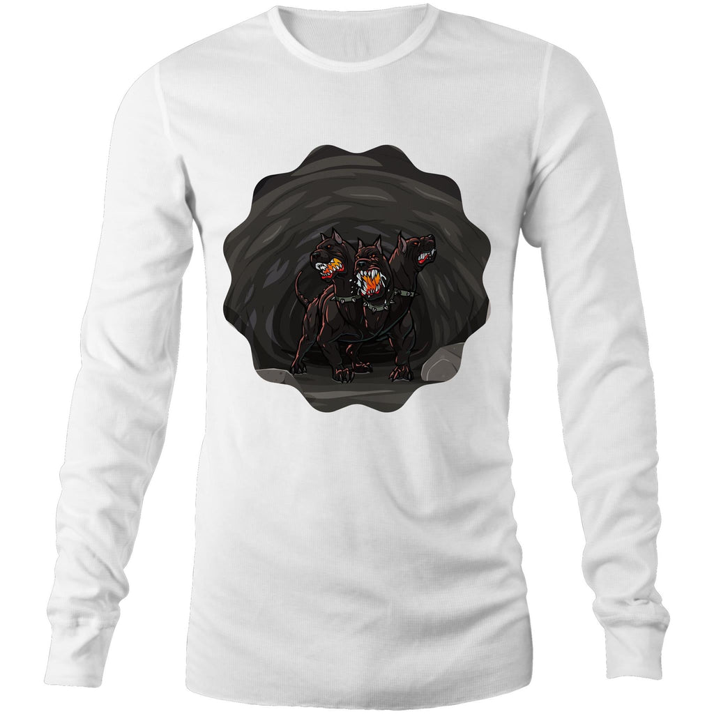 Cave Cerberus AS Colour Base Mens Long Sleeve TShirt Ogo Merch