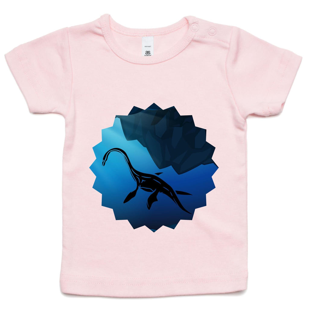 Plesiosaur AS Colour Infant Wee Tee Ogo Merch