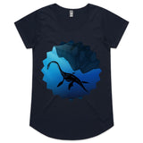 Plesiosaur AS Colour Mali Womens Scoop Neck TShirt Ogo Merch