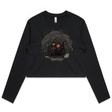 Cave Cerberus AS Colour Women's Long Sleeve Crop Tee