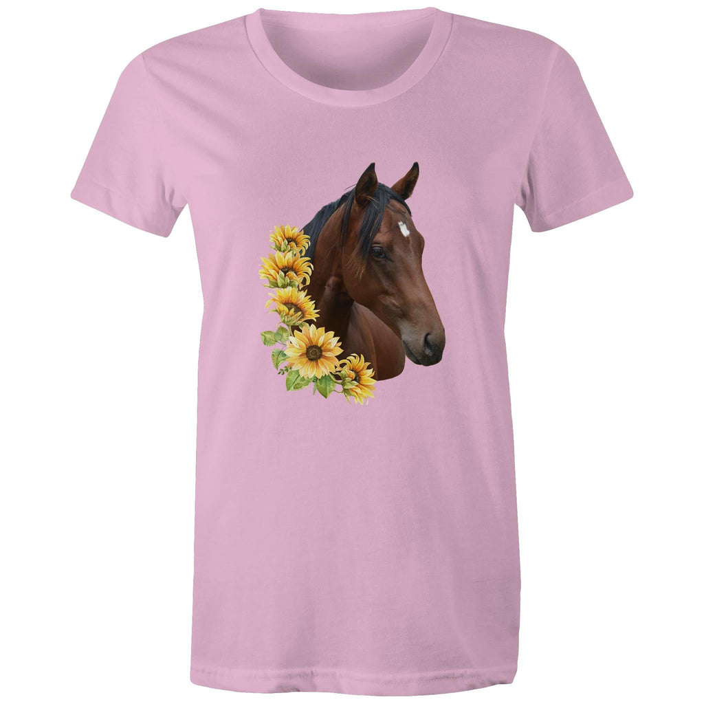 Sunflower Horse AS Colour - Women's Maple Tee Ogo Merch