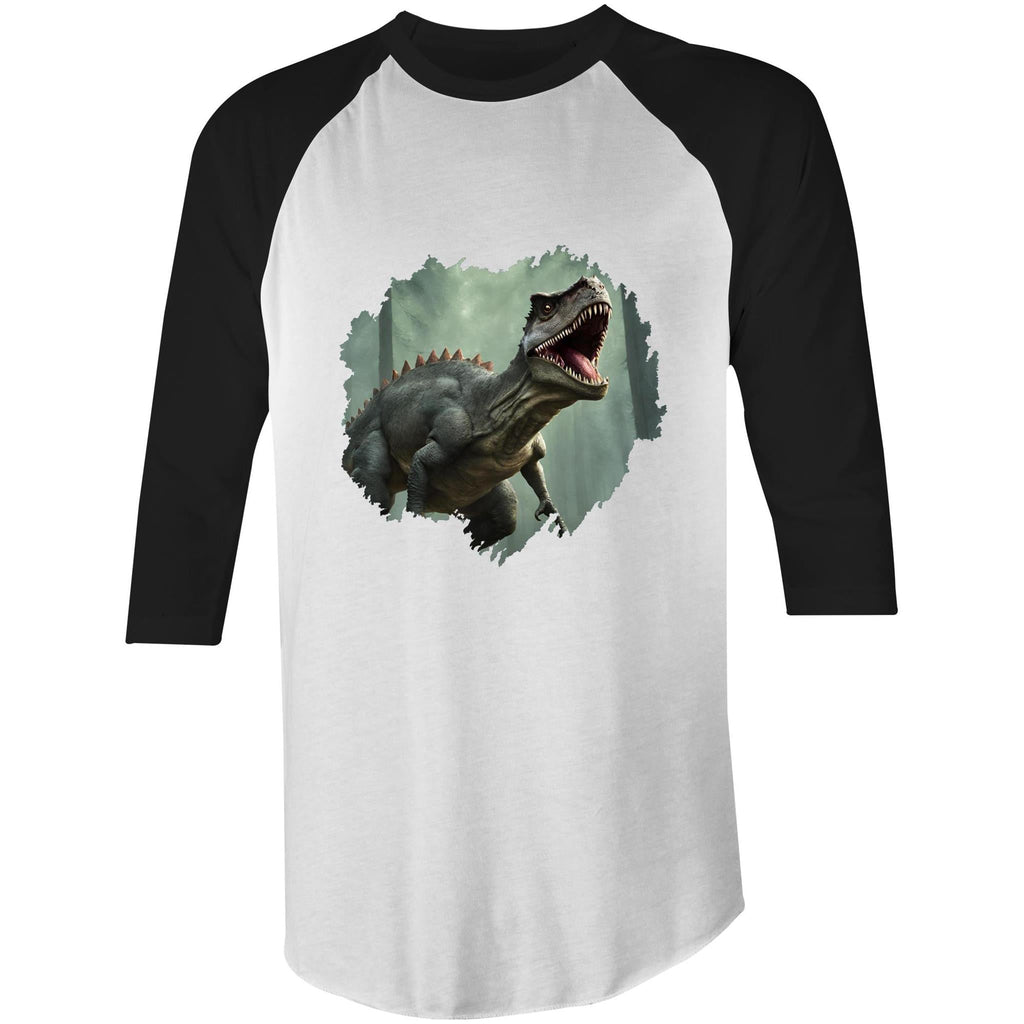 T Rex AS Colour Raglan 3/4 Sleeve T-Shirt Ogo Merch