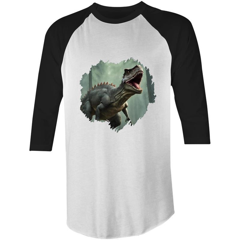 T Rex AS Colour Raglan 3/4 Sleeve T-Shirt Ogo Merch