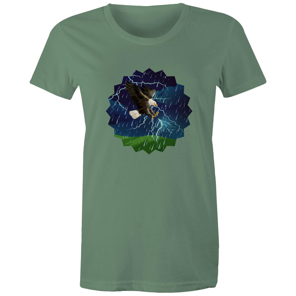 Lightning Eagle AS Colour - Women's Maple Tee Ogo Merch