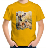Deer and Meerkats AS Colour Kids Youth T-Shirt Ogo Merch