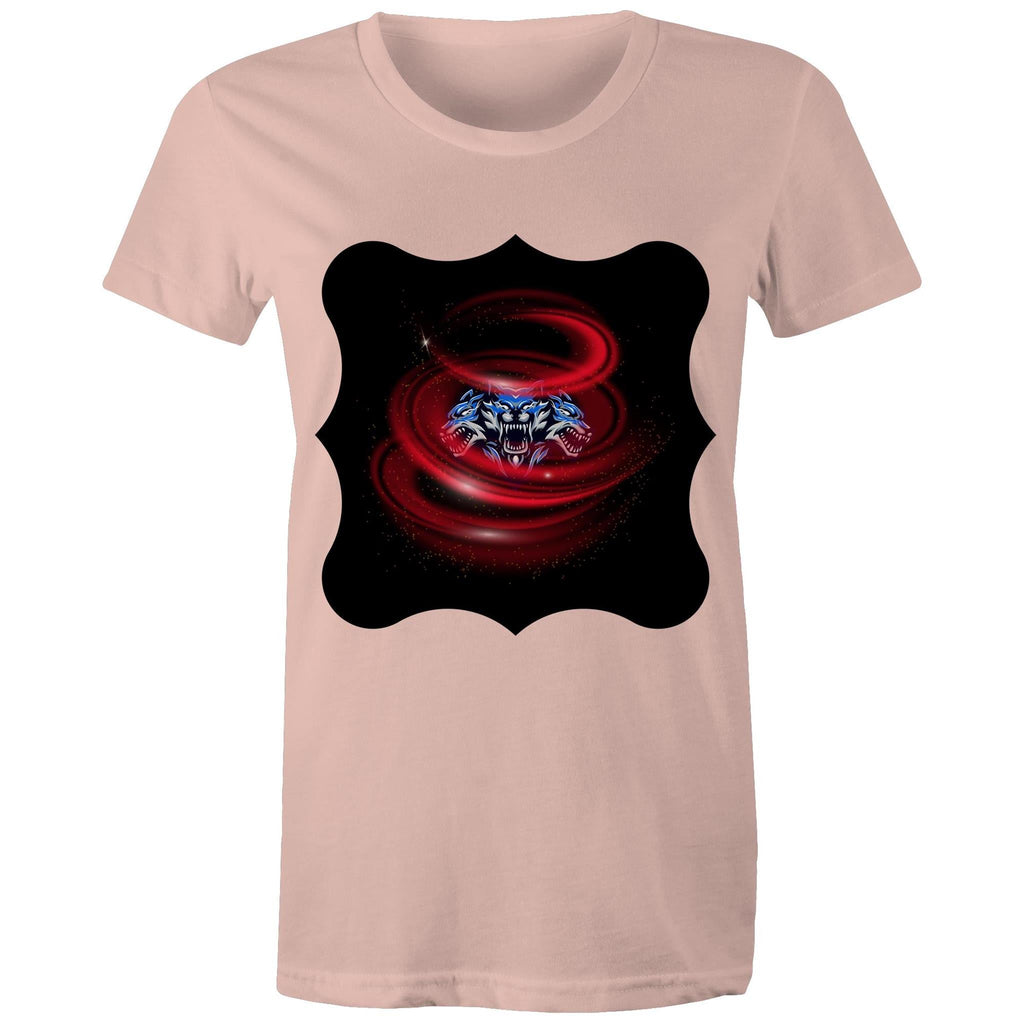 Cerberus Swirl AS Colour Women's Maple Tee Ogo Merch