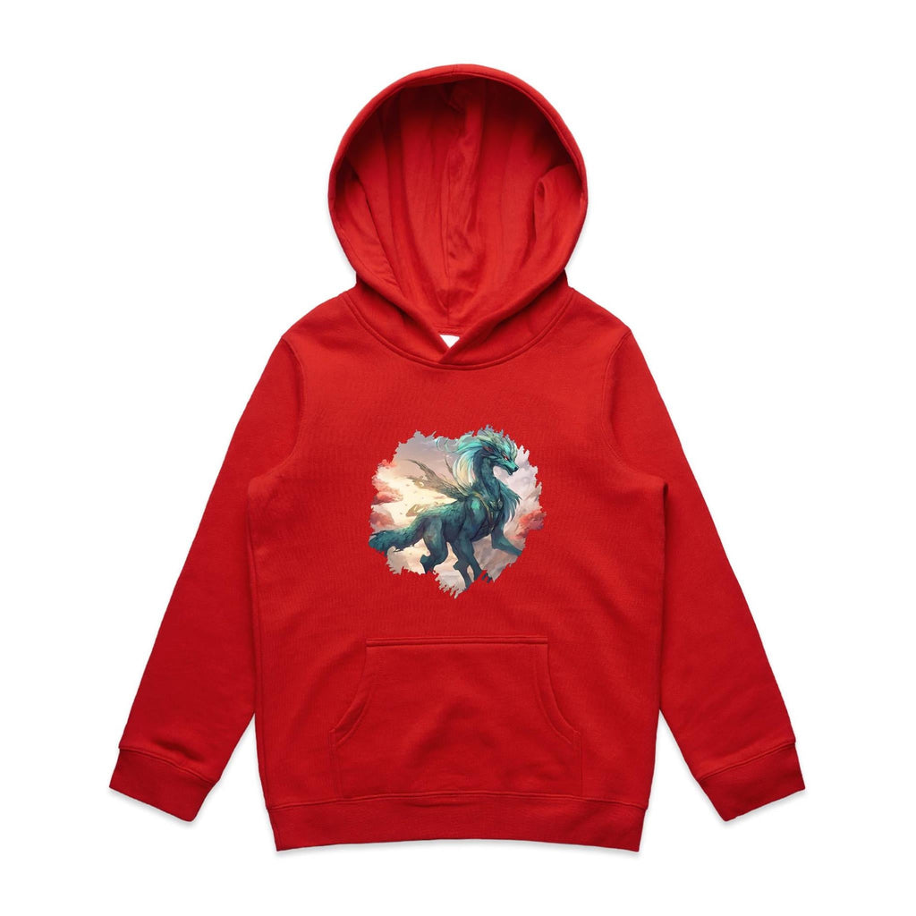 Beautiful Dragon AS Colour Youth Supply Hood Ogo Merch