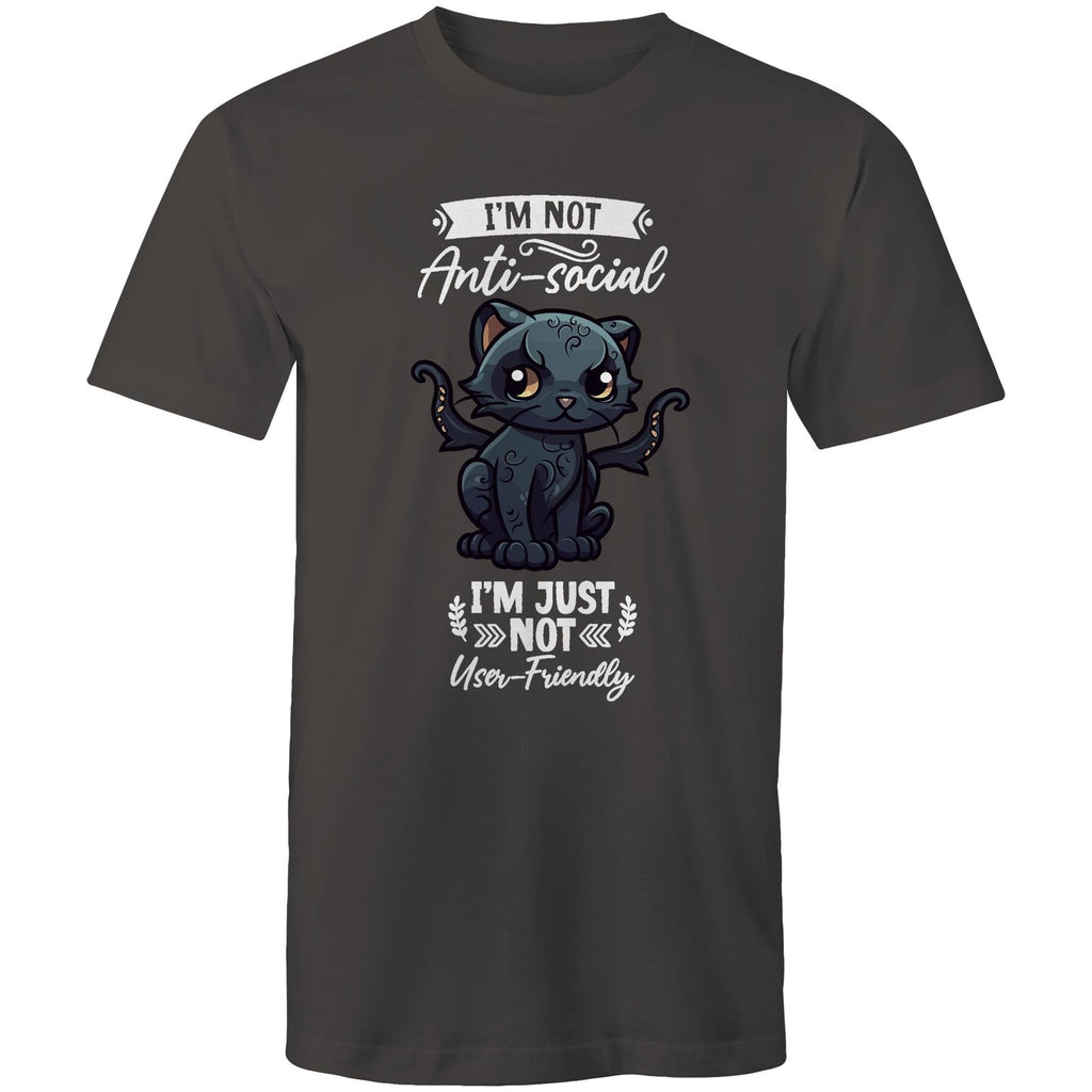 Antisocial Cat Monster AS Colour Staple - Mens T-Shirt Ogo Merch