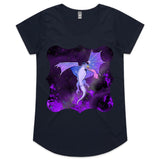 Purple Dragon AS Colour Mali Womens Scoop Neck TShirt Ogo Merch