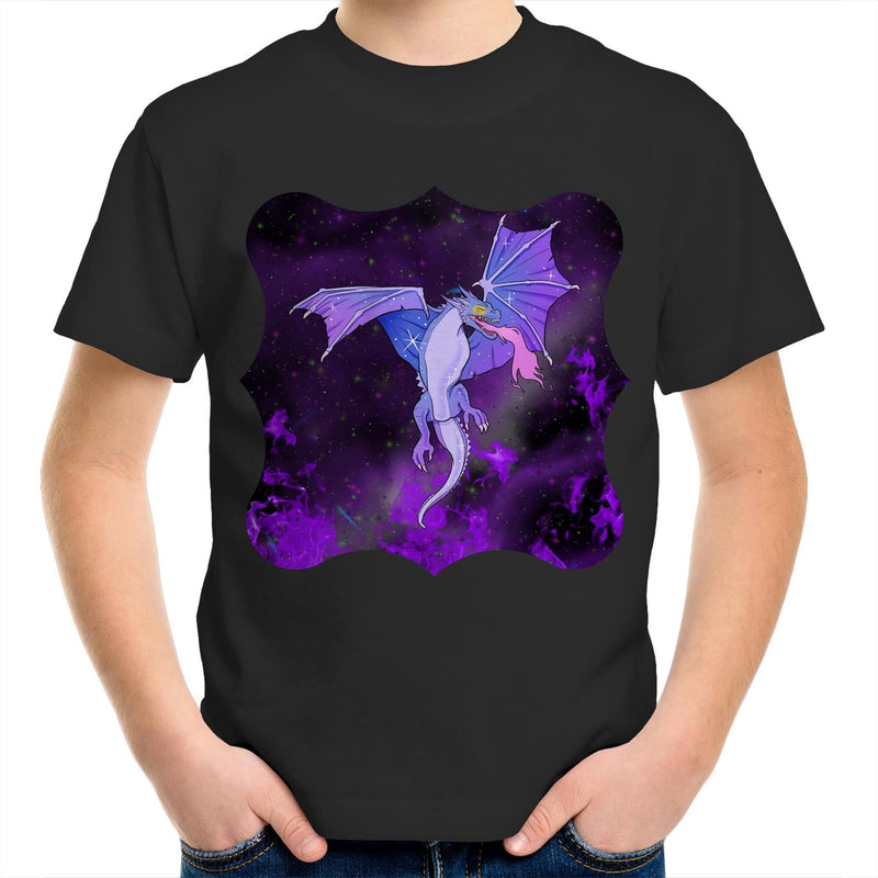 Purple Dragon AS Colour Kids Youth TShirt Ogo Merch