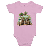 Beach Chipmunks AS Colour Mini Me - Baby Onesie Romper Ogo Merch