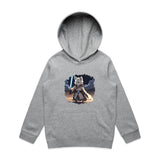Wolf with Lightsaber AS Colour Youth Supply Hood Ogo Merch