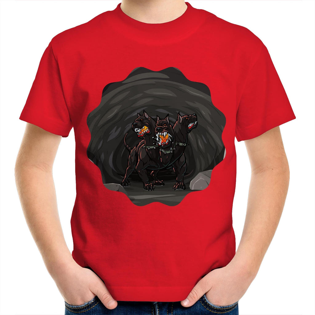 Cave Cerberus AS Colour Kids Youth TShirt Ogo Merch