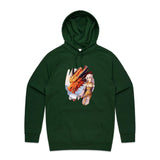 Lady and Pet Dragon AS Colour - Supply Hood Ogo Merch