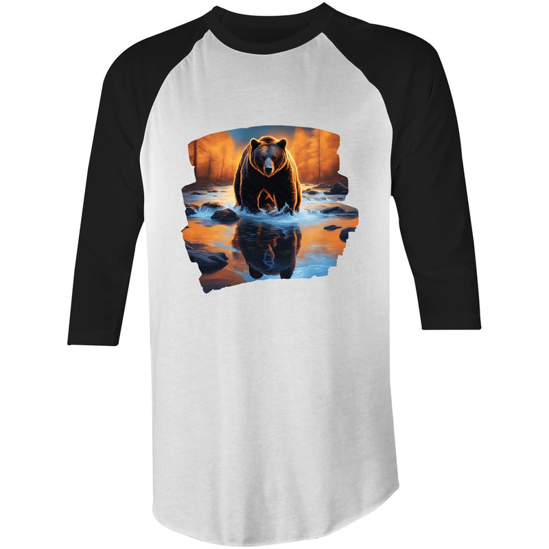 Water Bear AS Colour Raglan - 3/4 Sleeve T-Shirt Ogo Merch