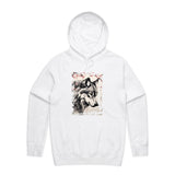 Wolf and Flowers AS Colour Supply Hood Ogo Merch