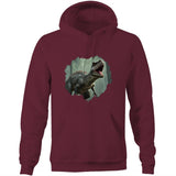 T Rex AS Colour Stencil Pocket Hoodie Sweatshirt Ogo Merch