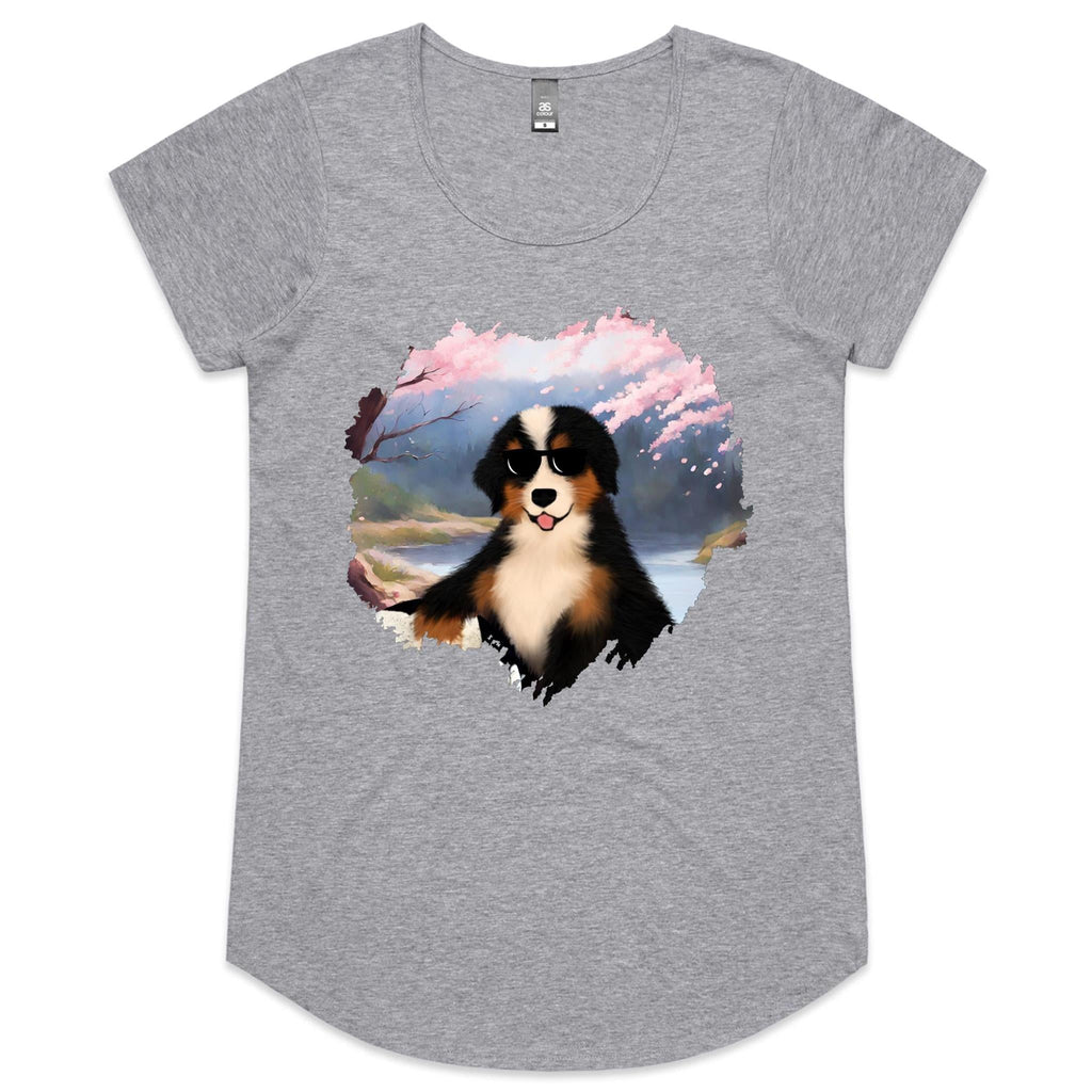 Cool Dog AS Colour Mali Womens Scoop Neck Tshirt Ogo Merch