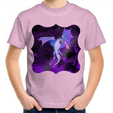 Purple Dragon AS Colour Kids Youth TShirt Ogo Merch
