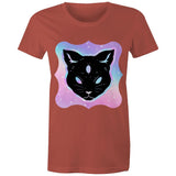 Psychic Cat AS Colour Women's Maple Tee Ogo Merch