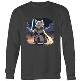Wolf with Lightsaber AS Colour United Crew Sweatshirt Ogo Merch
