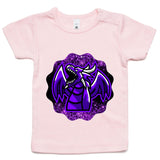 Shining Purple Dragon AS Colour Infant Wee Tee Ogo Merch