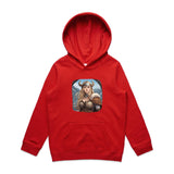 Viking Girl AS Colour - Youth Supply Hood Ogo Merch