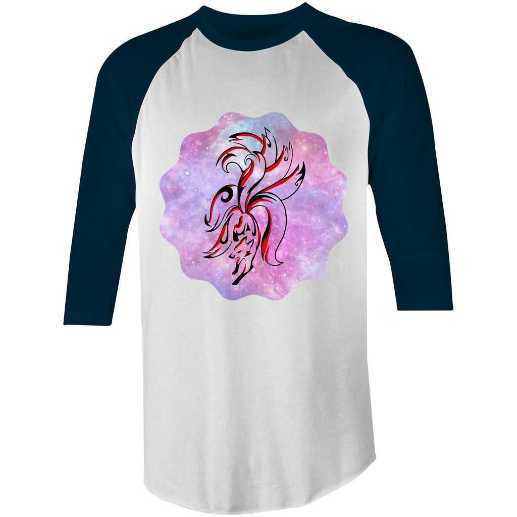 Nine Tailed Fox 3/4 Sleeve TShirt Ogo Merch