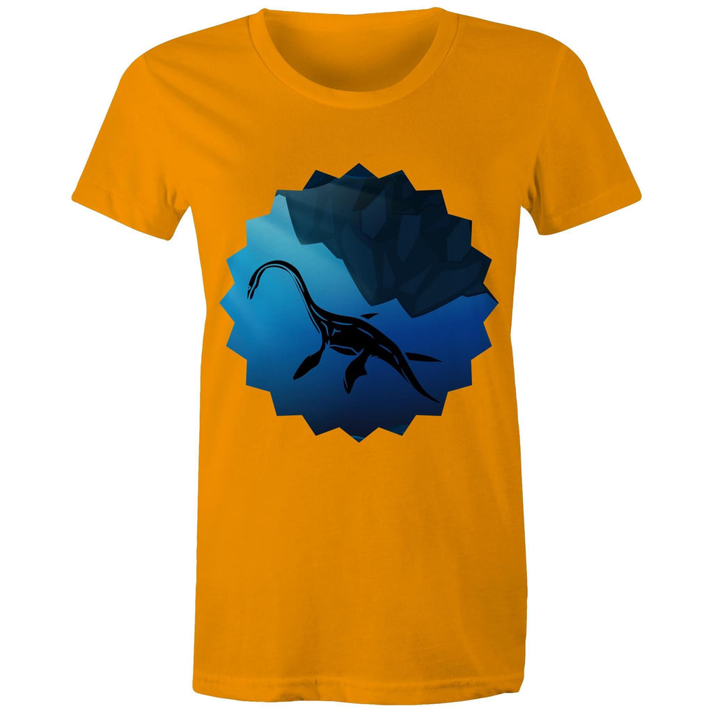 Plesiosaur AS Colour Women's Maple Tee Ogo Merch