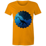 Plesiosaur AS Colour Women's Maple Tee Ogo Merch