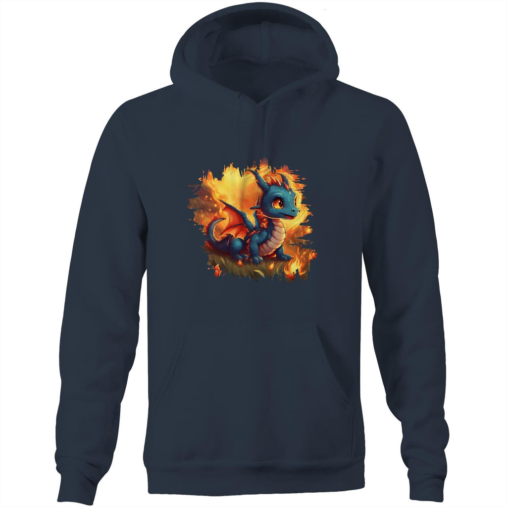 Baby Dragon AS Colour Stencil Pocket Hoodie Sweatshirt Ogo Merch