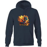 Baby Dragon AS Colour Stencil Pocket Hoodie Sweatshirt Ogo Merch