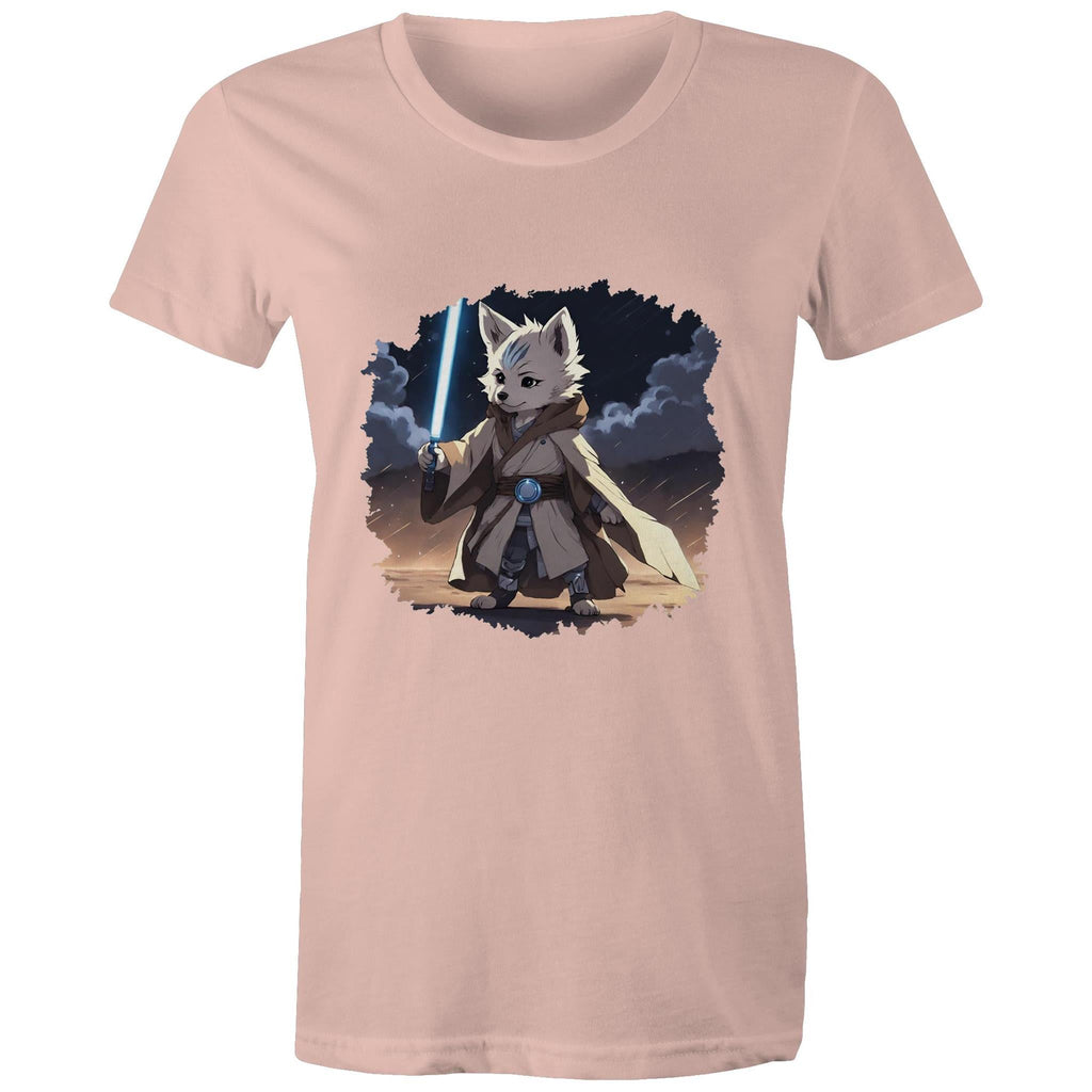 Wolf with Lightsaber AS Colour Women's Maple Tee Ogo Merch