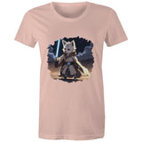 Wolf with Lightsaber AS Colour Women's Maple Tee Ogo Merch