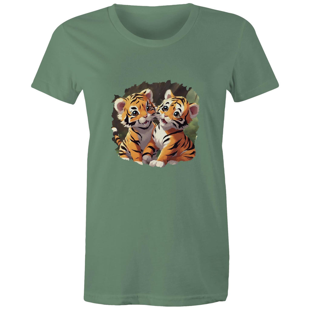 Baby Tigers AS Colour - Women's Maple Tee Ogo Merch