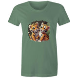 Baby Tigers AS Colour - Women's Maple Tee Ogo Merch