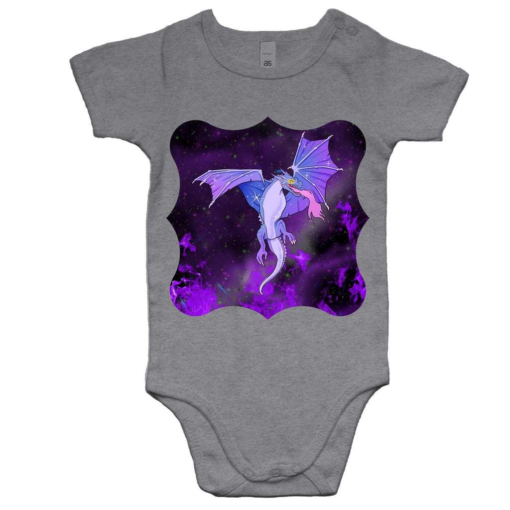 Purple Dragon AS Colour Mini Me Baby Onesie Romper Ogo Merch