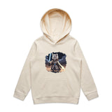 Wolf with Lightsaber AS Colour Youth Supply Hood Ogo Merch