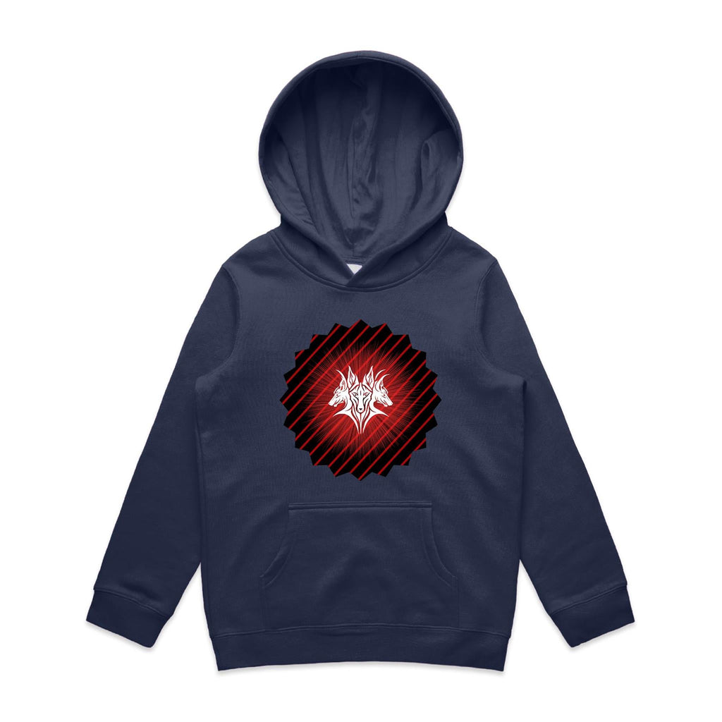 Glowing Cerberus AS Colour Youth Supply Hood Ogo Merch