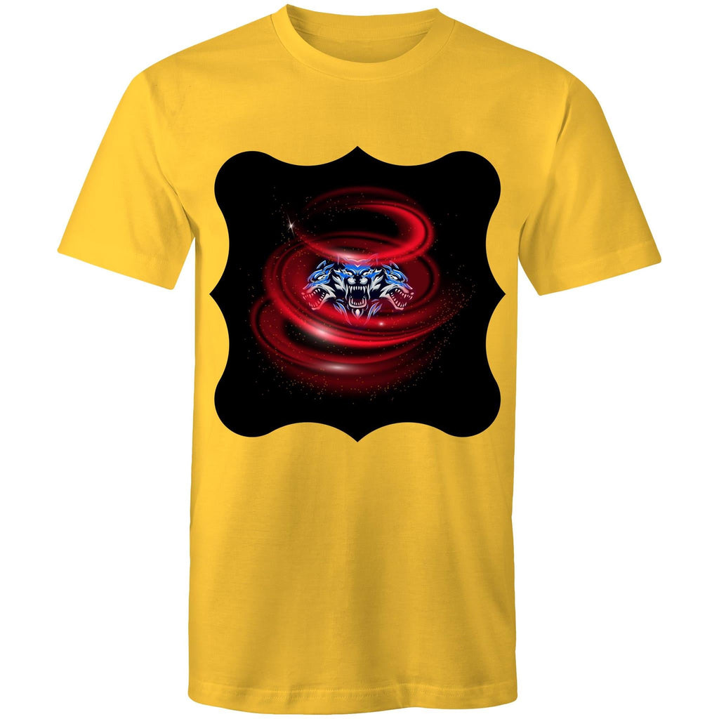 Cerberus Swirl AS Colour Staple - Mens T-Shirt Ogo Merch