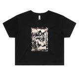 Wolf and Flowers AS Colour Women's Crop Tee Ogo Merch