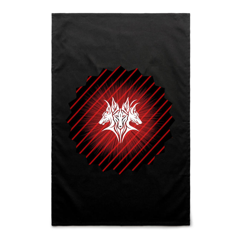 Glowing Cerberus AS Colour Tea Towel Ogo Merch