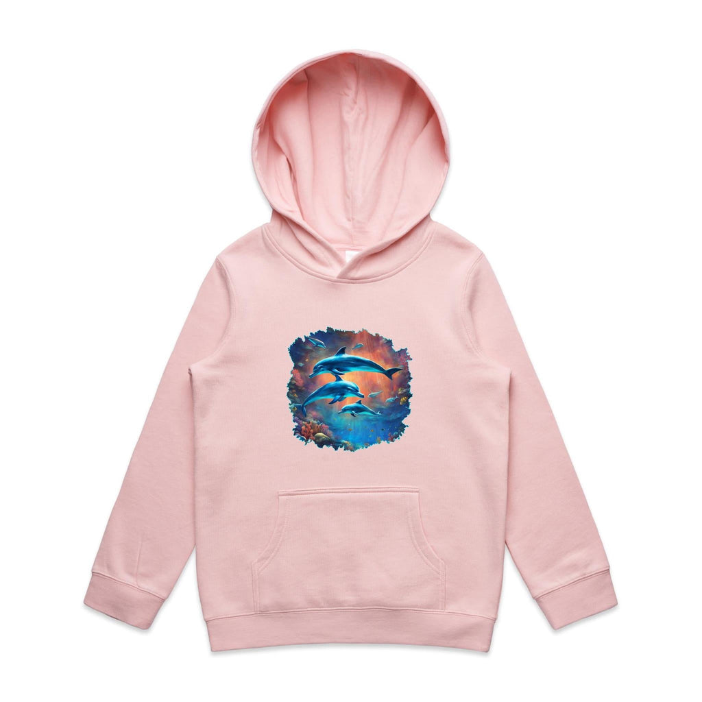 Dolphins AS Colour - Youth Supply Hood Ogo Merch
