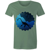 Plesiosaur AS Colour Women's Maple Tee Ogo Merch